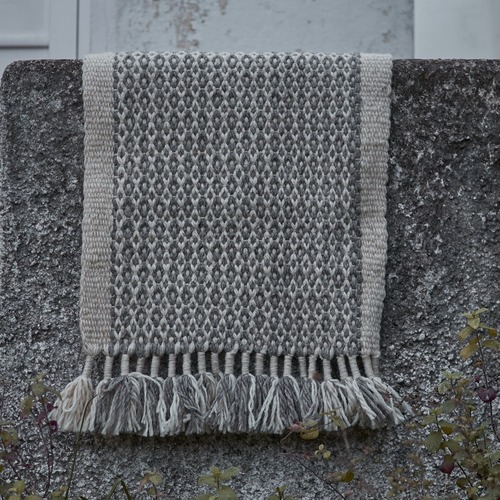 Mantas en telar nativo