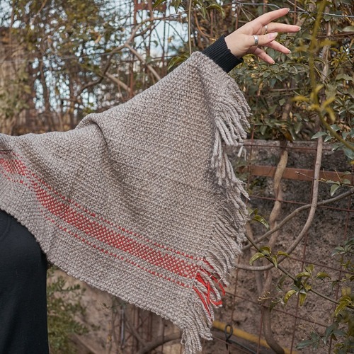 Mantas en telar de peine