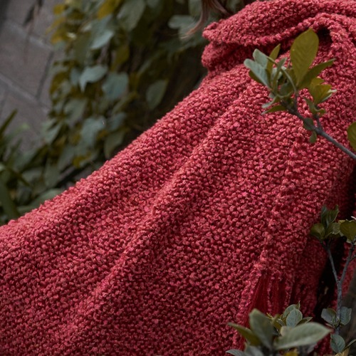 Mantas en telar de peine