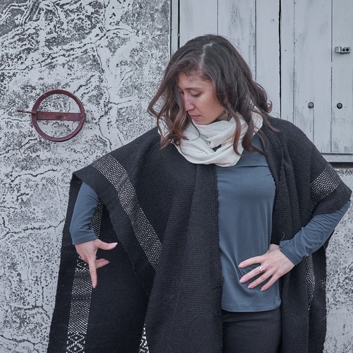 Mantas en telar de peine