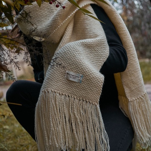 Mantas en telar de peine